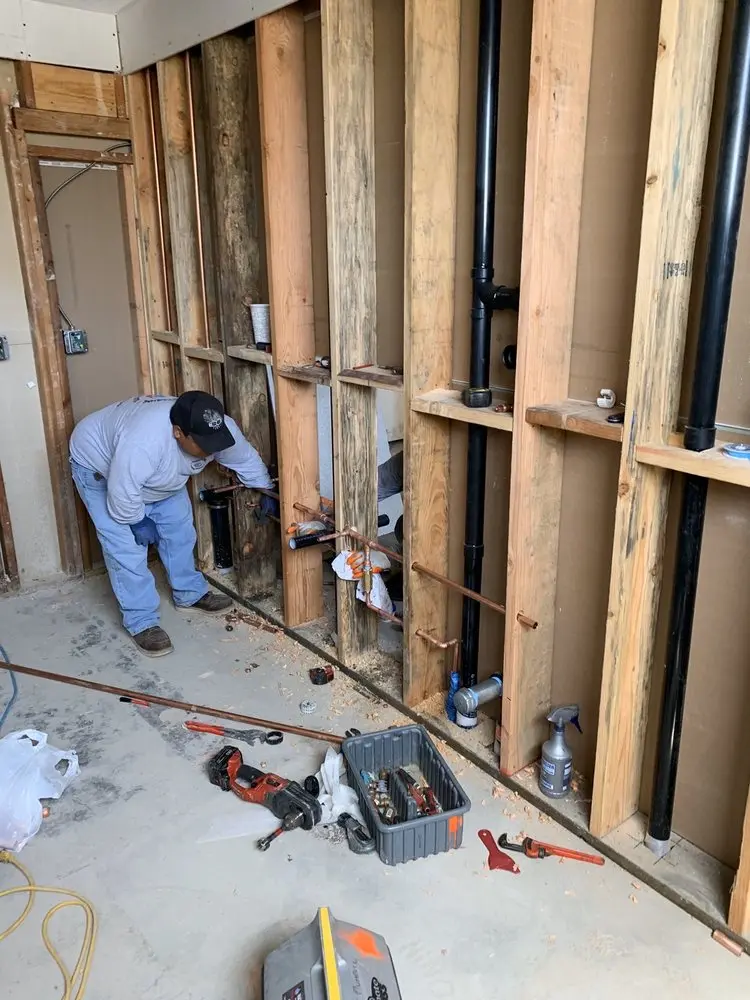 Commercial rough-in plumbing for Trenchless Sewer Repair in Whittier